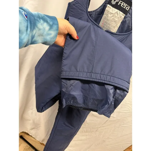 Fera Women's Vintage 80's Retro Navy Insulated‎ Snowsuit Sz 12 - Image 6