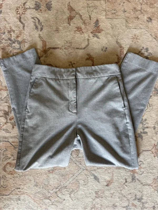 Zara Black and Gray Lined Skirt - Image 2
