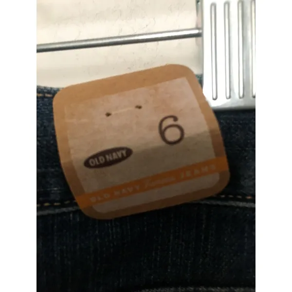 Old Navy Women's Blue Mini Jean Skirt Zip & Button Pockets Size 6 - Image 11