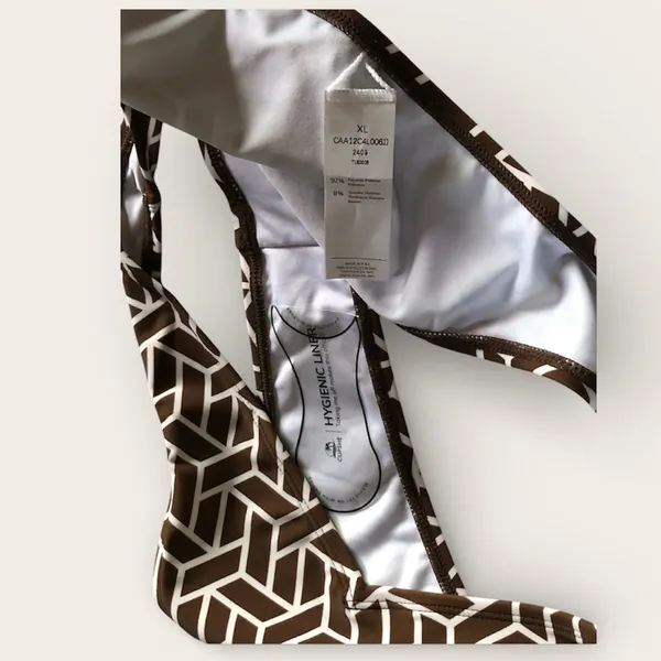 CUPSHE Size XL NWT! Geometric Brown Bikini Set - Image 2