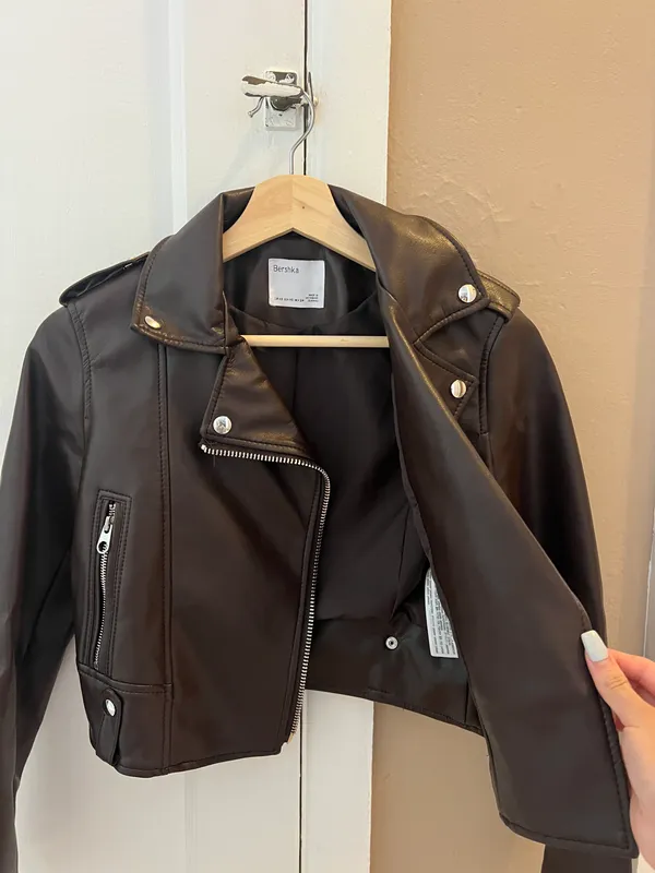 Bershka Leather Jacket - Image 3