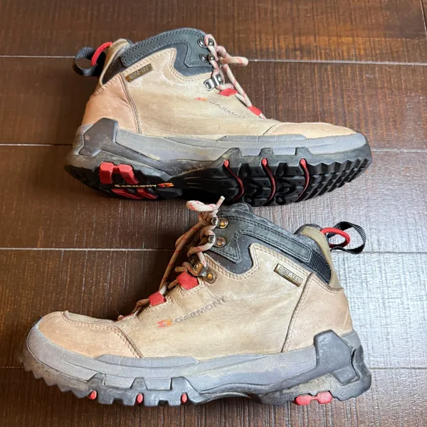 Garmont Hiking Boots Womens 9 Tan Gore-Tex Leather Trail Shoes - Image 8