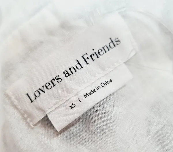 Lovers and Friends Andy Mini Dress in Black & White XS - Image 10