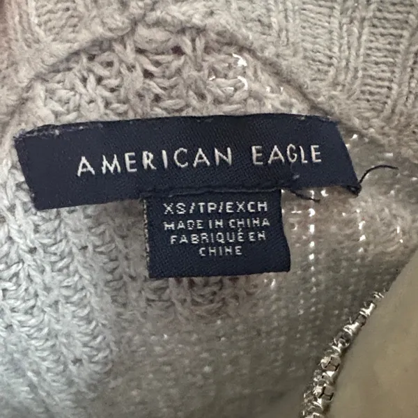 American Eagle Soft Gray Sweater - Image 2