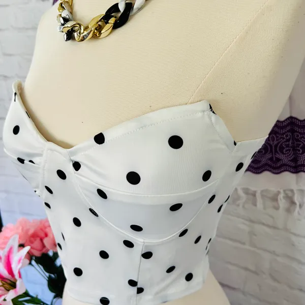 Boutique Polka For Bustier Top - Image 8