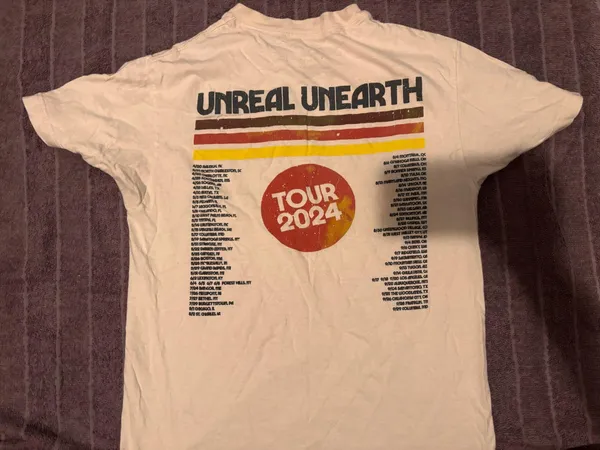 Hozier unreal 2024 tour shirt - Image 2