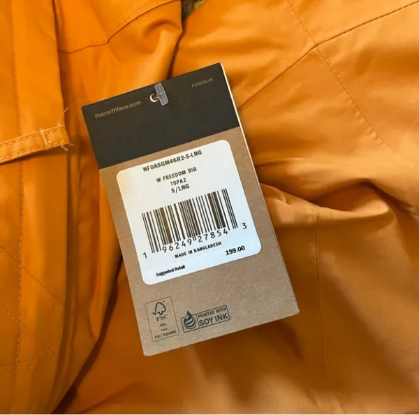 Northface ‘Freedom’ Snow Bib Pants - Image 5