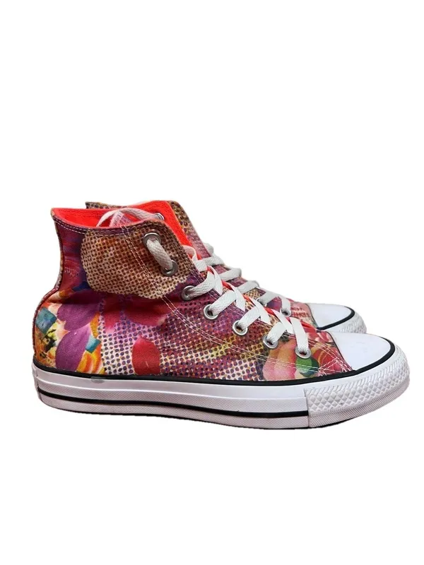 Converse Chuck Taylor All Star Hi Women's Floral Shoe Size 7 #139 - Image 2