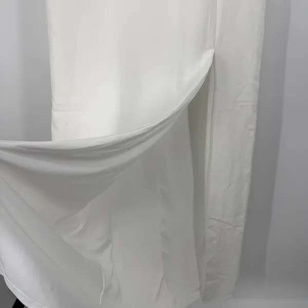 Lulus White Tie-Strap Column Maxi Dress Size L Your Sweetie Bridal Wedding - Image 6