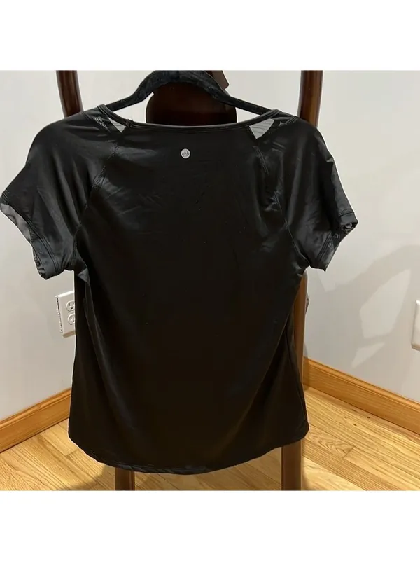 APANA Black Short Sleeve Athletic Shirt - Image 4