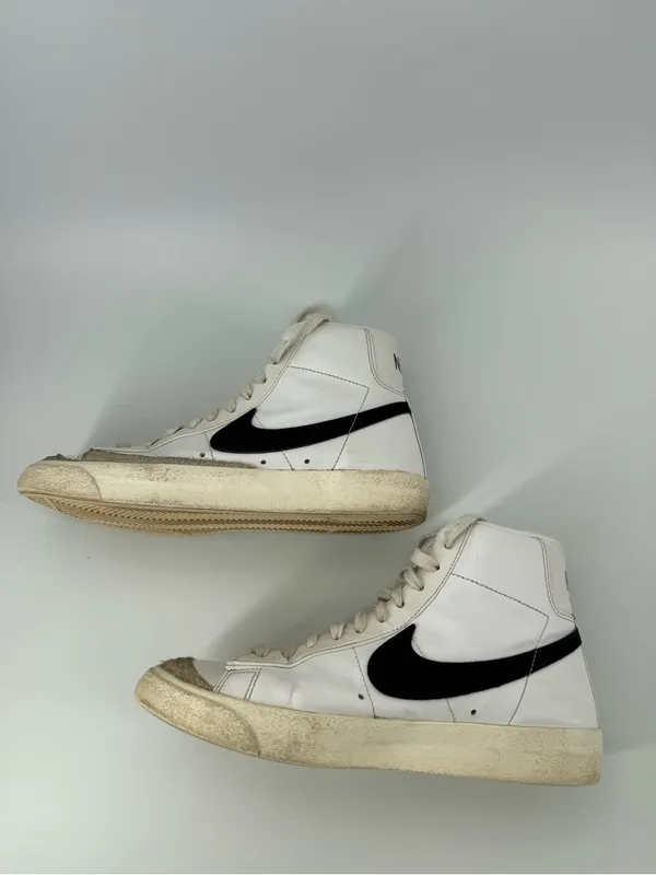 Nike Blazer Mid '77 Vintage CZ1055-100 White Black Shoes 2021 Womens Size 8.5 - Image 8