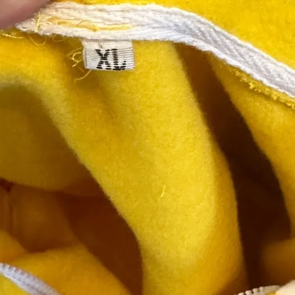 OPPAI One Touch Man Hoody Sweatshirt Yellow Size XL - Image 8