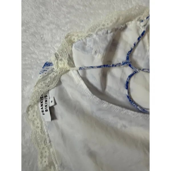 Frankies Bikinis Breeze Lace Tank size S Surfer Dude Print - Image 5