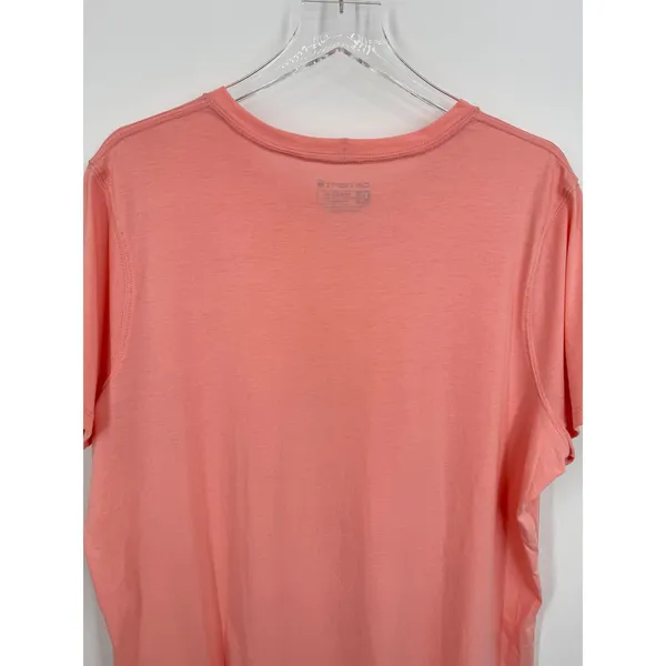 Carhartt T-Shirt women's XXL relaxed fit crew floral C graphic logo peach - Image 5