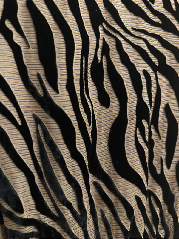 Akira Chicago Black Label Small Zebra Stripe Print Blouson Tank Mini Dress Club - Image 3