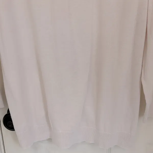 Old Navy Lightweight V-Neck Cardigan Sweater in Calla Lily - Image 6