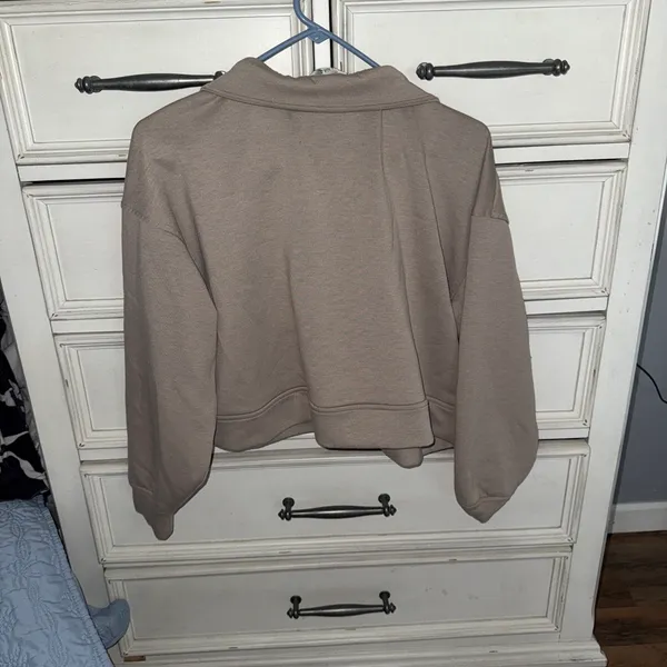 Zenana half zip Brown Size M - Image 2
