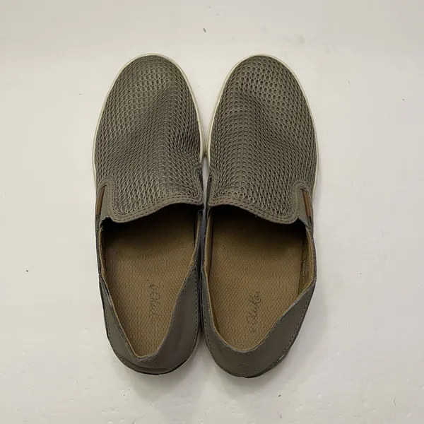 OluKai Shoes Womens 9 Pehuea Tan Slip on Casual Sneaker Loafer ‎ 20271 Beach - Image 9