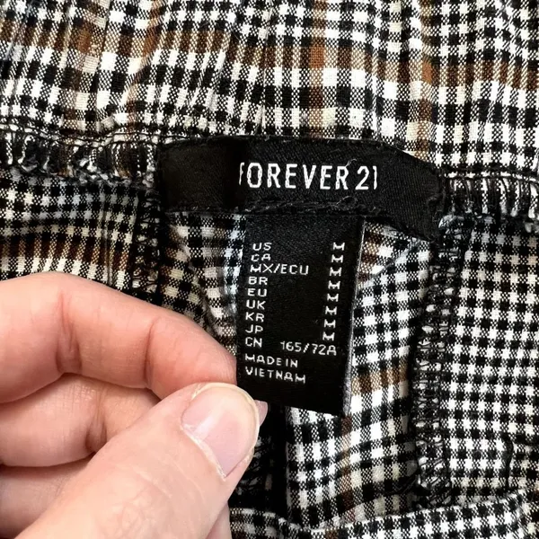 Forever 21 Plaid High Waisted Pants - Image 5