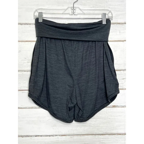 Free People Movement Sublime Rebound Foldover Shorts Gray Size XS - Image 3