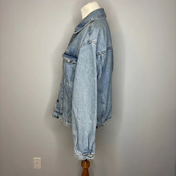 Asos- Blue Denim Jacket - Image 4