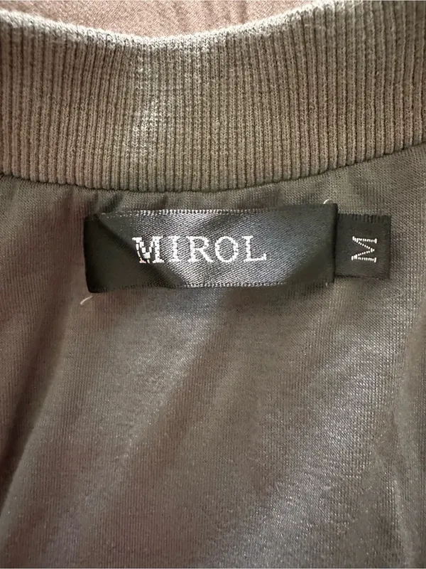 Cozy Teddy Bomber Jacket in Gray Size M - Image 3