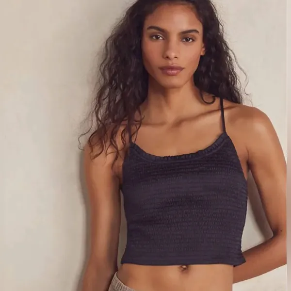 NWT Free People Intimately Right On Time Smocked Tank - Image 2