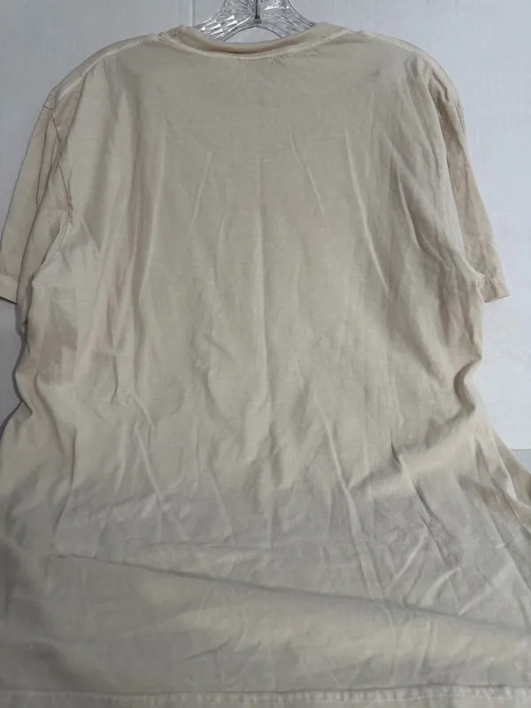 Comfort Colors Cream 'Happiest at the Ballpark' Graphic Tee with Blue Script - Image 3