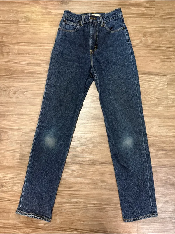 Levi’s Premium 70s High Slim Straight Jeans 25 Sonoma Stonewash Faded $108 - Image 2