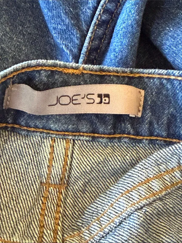 NWT $170 Joe's Raw Hem High Waist Relaxed Denim Shorts 30, DIXIE - Image 10