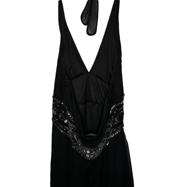 Adrianna Papell Black‎ Silk Dress - Image 5