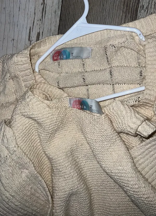 Free People romper and sweater - Image 4