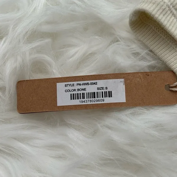 Skims Cotton Rib Boxer Bone Size Small - Image 8