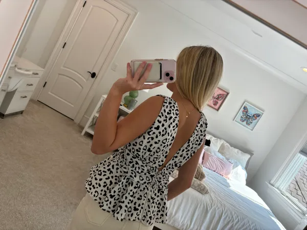 Cheetah Print Top - Image 2