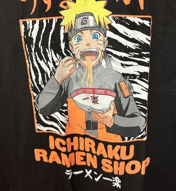 Naruto Ichiraku Ramen Shop Naruto Shippuden Anime Tee L - Image 2