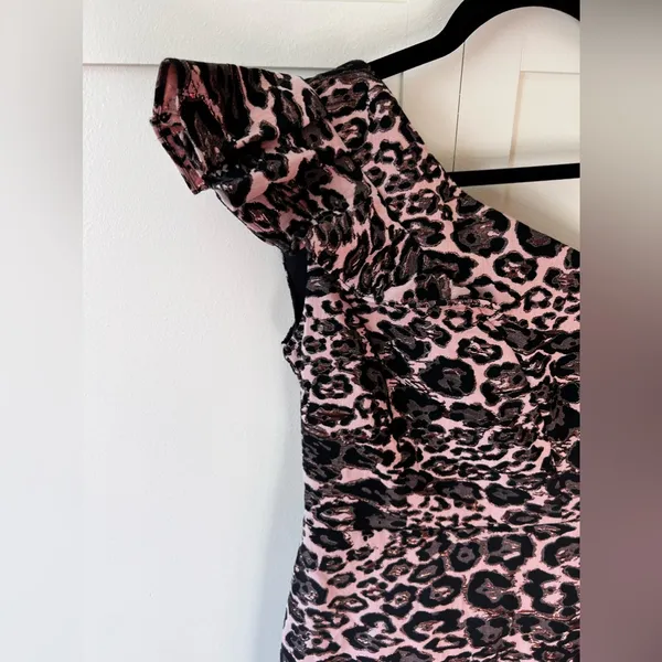 Parker Black Women's Jojo One Shoulder Evening‎ Dress Size 0 - Image 4