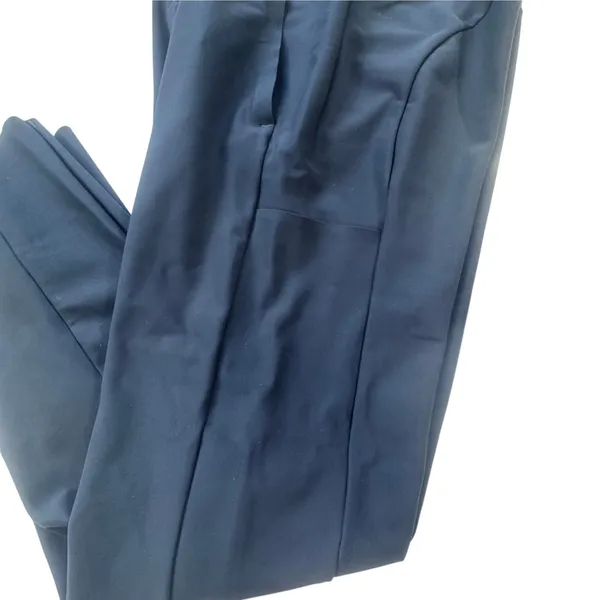 Athleta Stellar Crop Trouser Navy Blue Womens 8 Tall Stretch Luxury Travel Pants - Image 5