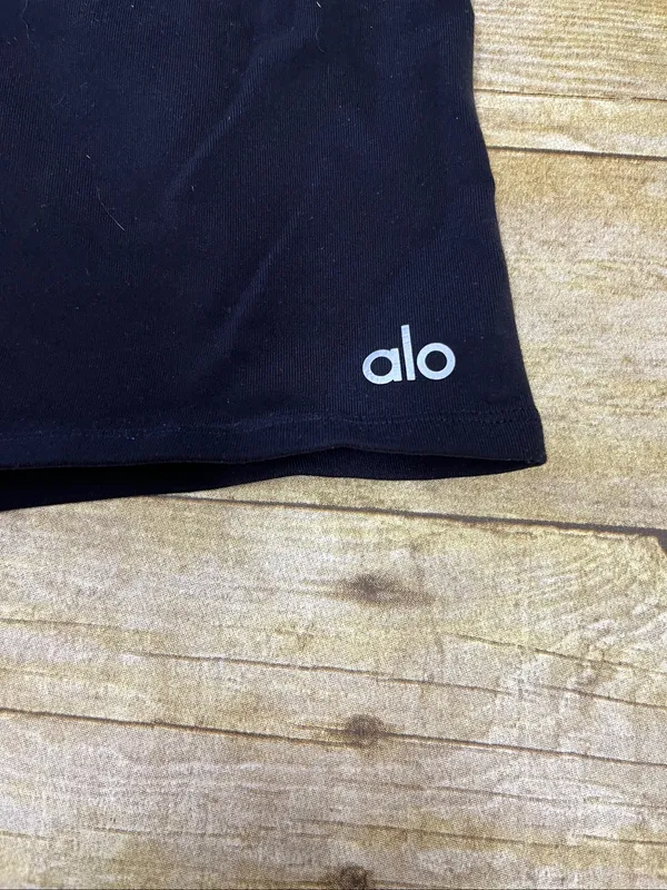 ALO Yoga Black One-Piece cross back Athletic Romper size S - Image 2