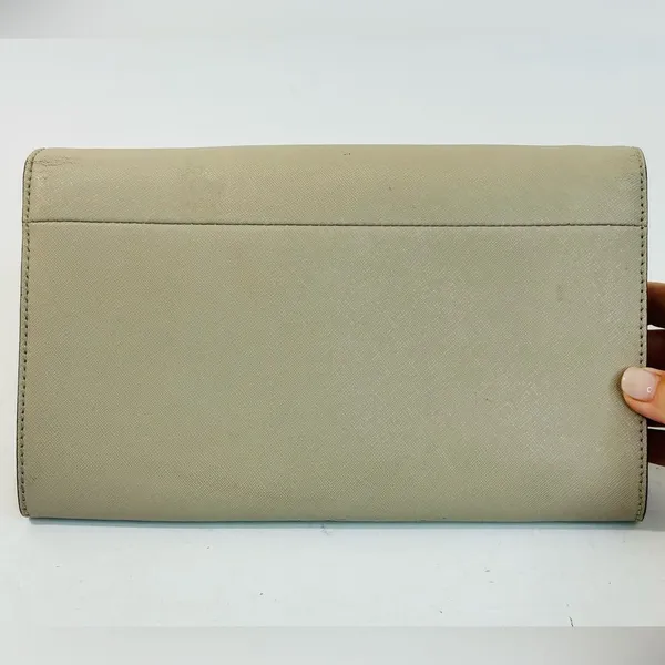 Kate Spade Cali Cedar Street Crisp Linen Leather Crossbody Clutch Bag NO STRAP - Image 5