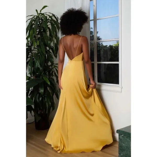 Fame and Partners Rosabel Cowl Neck Gown Size 2 - Image 2
