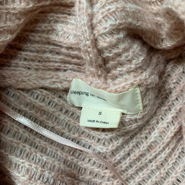 Sleeping in the snow pink cardigan small Anthropologie - Image 4