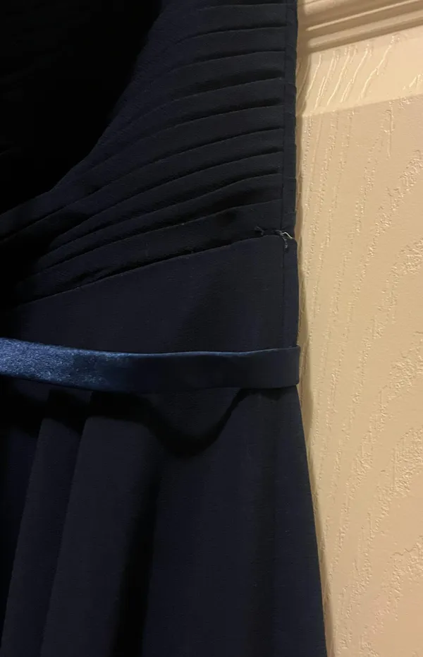 Strapless Royal Blue Dress Size 6 - Image 7