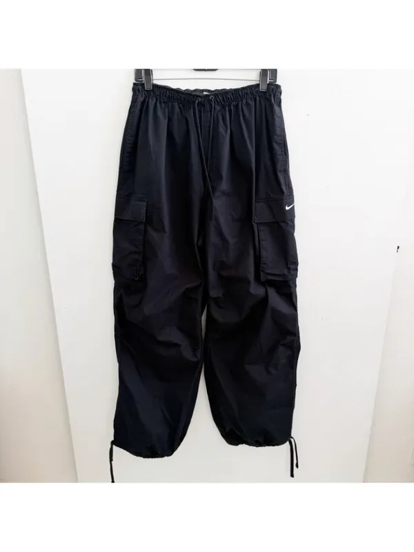 NEW Nike Sportswear Womens Small Mid Rise Oversized Baggy Woven Cargo Pants - Image 4