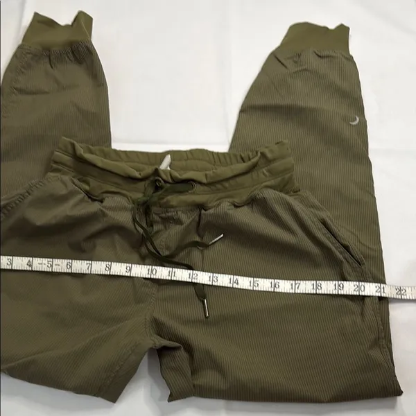 ZYIA Green Elastic Waist Joggers with Cuffed Ankles - Image 5