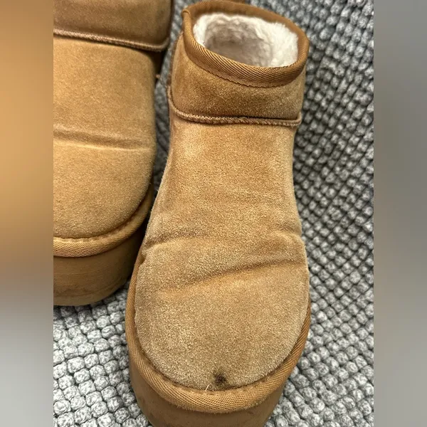 Platform booties Tan Size 9 - Image 2