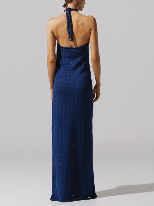 NWT BAOBAB Jerico Maxi Dress in Lapis Blue Size Small - Image 2