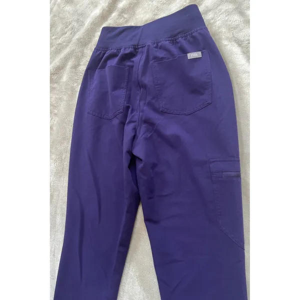 FIGS HW Zamora Jogger Scrub Pants XXS Purple Stretch Technical Collection - Image 12