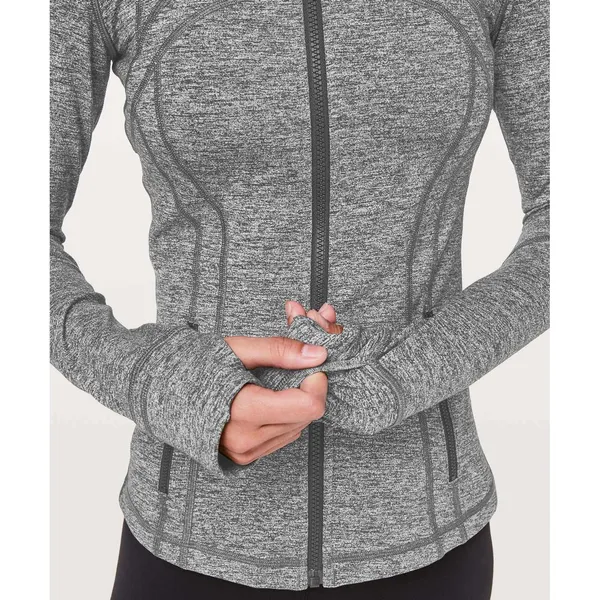 Lululemon Black Heathered Define Jacket Full Zip‎ Size 2 - Image 5