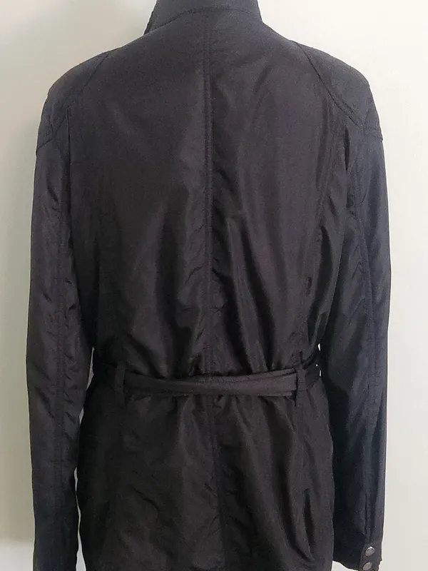 Banana Republic Womens Black Utility Jacket Size Large Flaw - Image 5