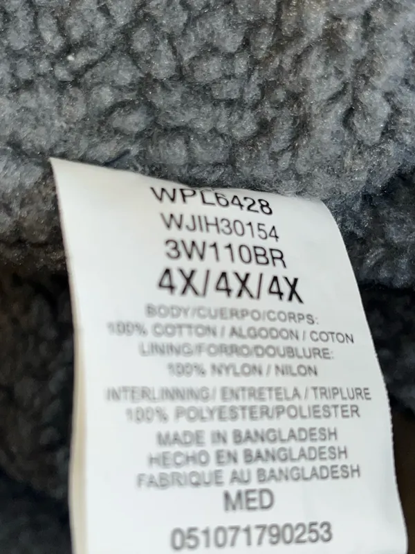 Riggs Workwear Wrangler Jacket Mens Size 4X - Image 12